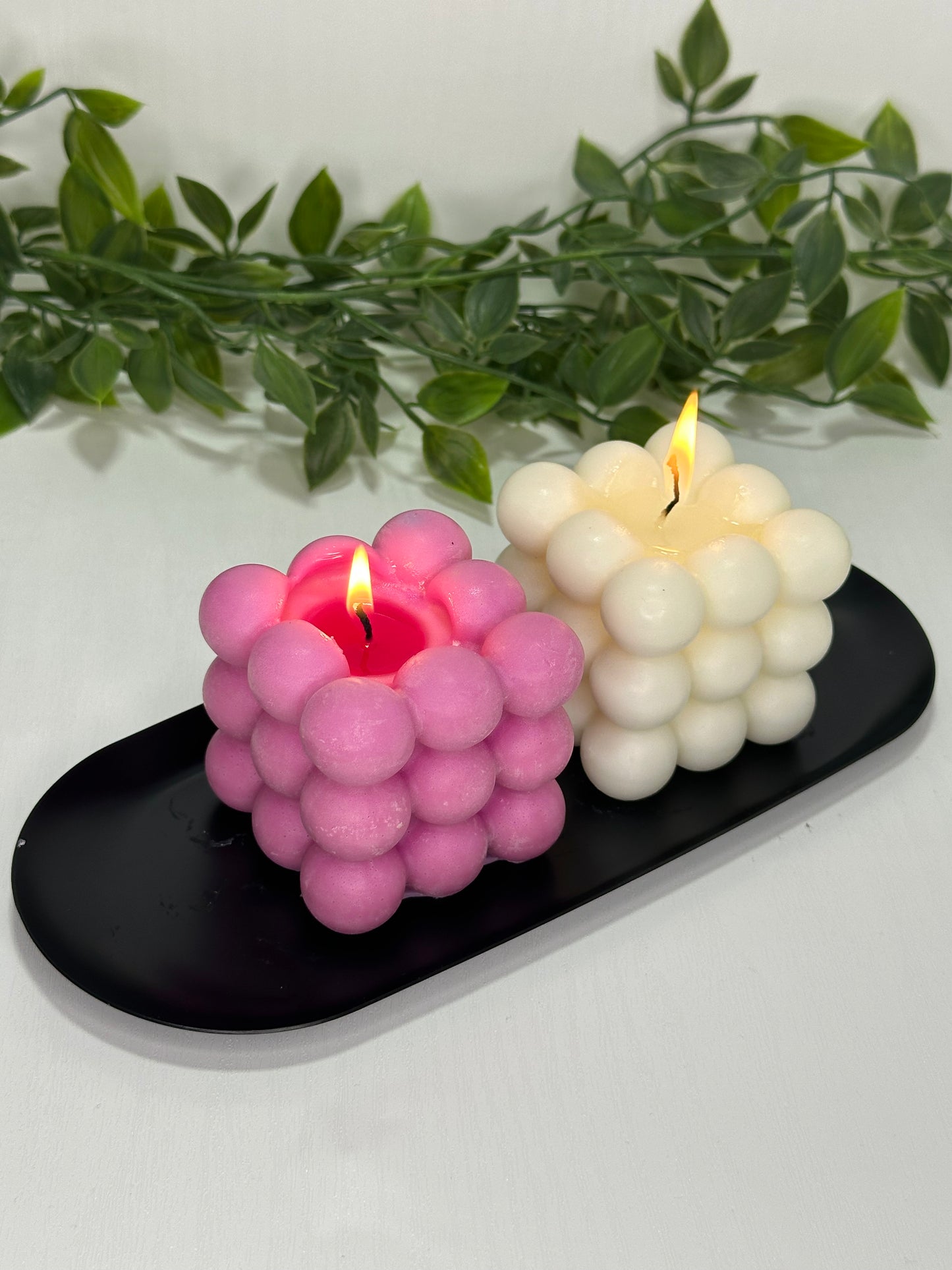 Bubblukerti - Bleikt